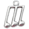 Pendant  Lead-Free Zinc Alloy Jewelry Findings 20x14mm hole=1.5mm，Sold per pkg of 300