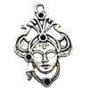 Pendant  Lead-Free Zinc Alloy Jewelry Findings, Head 20x31mm hole=2mm, Sold per pkg of 200