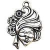 Pendant  Lead-Free Zinc Alloy Jewelry Findings, Head 21x30mm hole=1.5mm, Sold per pkg of 200