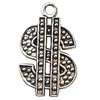 Pendant  Lead-Free Zinc Alloy Jewelry Findings, 22x26mm hole=2.5mm, Sold per pkg of 200