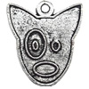 Pendant  Lead-Free Zinc Alloy Jewelry Findings, 16.5x19mm hole=1mm, Sold per pkg of 500