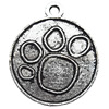 Pendant  Lead-Free Zinc Alloy Jewelry Findings, Coin 18x21mm hole=1.2mm, Sold per pkg of 500
