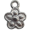 Pendant  Lead-Free Zinc Alloy Jewelry Findings, Flower 11x14mm hole=2mm, Sold per pkg of 1500
