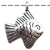 Pendant  Lead-Free Zinc Alloy Jewelry Findings, Animal 18x22mm hole=1.5mm, Sold per pkg of 300