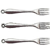 Pendant  Lead-Free Zinc Alloy Jewelry Findings, Fork 54x8.5mm hole=2mm, Sold per pkg of 300