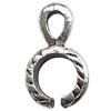 Pendant  Lead-Free Zinc Alloy Jewelry Findings, 20x12mm hole=2.5mm, Sold per pkg of 200