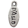 Pendant  Lead-Free Zinc Alloy Jewelry Findings, 13.5x6mm hole=1mm, Sold per pkg of 2000