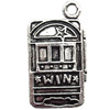 Pendant  Lead-Free Zinc Alloy Jewelry Findings, 13x22mm hole=1.5mm, Sold per pkg of 500