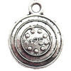 Pendant  Lead-Free Zinc Alloy Jewelry Findings, 14x18mm hole=1.5mm, Sold per pkg of 1000