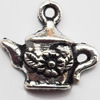 Pendant Lead-Free Zinc Alloy Jewelry Findings, Kettle 16x14mm hole=1mm, Sold per pkg of 600