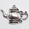 Pendant  Lead-Free Zinc Alloy Jewelry Findings, Kettle 22x15mm hole=1mm, Sold per pkg of 300