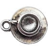 Pendant  Lead-Free Zinc Alloy Jewelry Findings, 19x15mm hole=2mm, Sold per pkg of 200