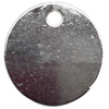 Pendant  Lead-Free Zinc Alloy Jewelry Findings, Coin 16x17mm hole=1mm, Sold per pkg of 600