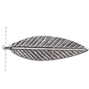 Pendant  Lead-Free Zinc Alloy Jewelry Findings, Leaf 33x9mm hole=1mm, Sold per pkg of 500