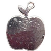 Pendant  Lead-Free Zinc Alloy Jewelry Findings, Fruit 14x17mm hole=1mm, Sold per pkg of 800