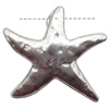 Pendant  Lead-Free Zinc Alloy Jewelry Findings, Star 58x55mm hole=5mm, Sold per pkg of 30