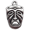Pendant  Lead-Free Zinc Alloy Jewelry Findings, Face 15x15mm hole=1mm, Sold per pkg of 500