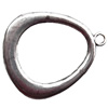 Pendant  Lead-Free Zinc Alloy Jewelry Findings, 56x45mm hole=4mm, Sold per pkg of 100