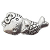 Pendant  Lead-Free Zinc Alloy Jewelry Findings, Animal 33x15mm hole=1.5mm, Sold per pkg of 300