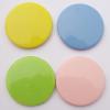 Solid Acrylic Beads, Flat Round Mix color 40mm hole=2mm Sold by Bag