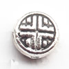 Twist Zinc Alloy Jewelry Findings Lead-free 4x6mm hole=1mm Sold per pkg of 1500