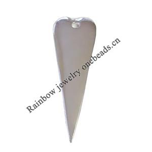 Lead-Free Zinc Alloy Pendant, AAA Grade, Approx 25mm long, The Thickness is about 6mm, Sold by PC