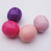 Solid Acrylic Beads, Oval Mix color 24x21mm hole=2.5mm Sold by Bag