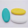 Solid Acrylic Beads, Flat Oval Mix color 40x20mm hole=2mm Sold by Bag