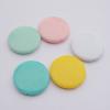 Solid Acrylic Beads, Coin Mix color 21mm hole=1.5mm Sold by Bag