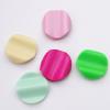 Solid Acrylic Beads, Twist Flat Round Mix color 27x25mm hole=2mm Sold by Bag