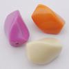 Solid Acrylic Beads, Twist Drum Mix color 20x14mm hole=2mm Sold by Bag