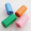 Solid Acrylic Beads, Column Mix color 29x15mm hole=3mm Sold by Bag