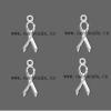 Pendant, lead-free antiqued silver-plated pewter ，16x6mm awareness ribbon,Sold by PC
