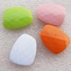 Solid Acrylic Beads, Trapezium Mix color 30x23mm hole=2mm Sold by Bag
