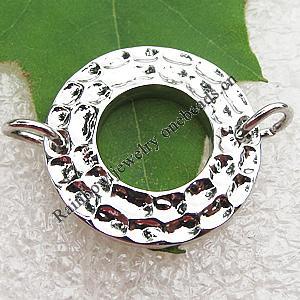 Lead-free Zinc Alloy Jewelry finding, Pendant 21mm, Sold by PC