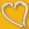 Pendant Lead-Free Zinc Alloy Jewelry Findings Heart Platina plated 35x35mm Sold by Bag