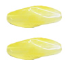 Dichroic Acrylic Beads, Nugget 9x25mm Hole=1mm, Sold by Bag