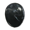 Dichroic Acrylic Beads, Flat Oval 30x22mm Hole=1mm, Sold by Bag
