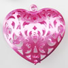 Iron Jewelry finding Pendant Lead-free, Heart 38x40mm, Sold by Bag