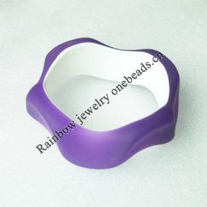 Matte Acrylic Bracelets,7.5 inch Sold by Group