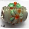 Lampwork Glass Plating Nickel-Color Core Beads Faceted Tube 18x16mm Hole=4.5mm Sold by Bag