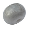 Imitate Gemstone Acrylic Beads, Flat Round 10x13mm Sold by Bag