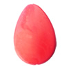 Imitate Wood Acrylic Beads, Flat Teardrop 27x39mm Hole:2mm, Sold by Bag