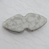 Imitate Gemstone Acrylic Beads, Flat Calabash 29x12mm Hole:3mm, Sold by Bag