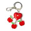 Zinc Alloy with enamel pewter keyring, 80mm approx 30mm ring, Sold by Bag