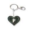 Zinc Alloy with Crystal and enamel pewter keyring, 80mm approx 30mm ring, Sold by Bag