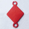 Imitate Wood Acrylic Beads, Diamond 32x50mm Hole:4.5mm, Sold by Bag