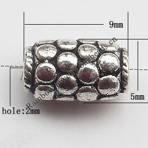 Twist Zinc Alloy Jewelry Findings Lead-free 5x9mm hole=2mm Sold per pkg of 1000