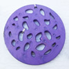 Imitate Wood Acrylic Beads, Round 4x50mm Hole:2mm, Sold by Bag