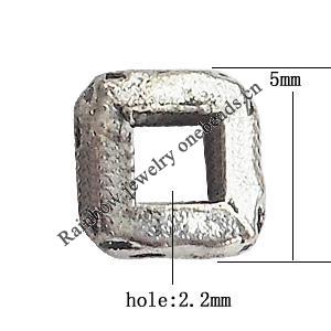 Zinc Alloy Jewelry Findings Lead-free 5mm hole=2.2mm Sold per pkg of 5000